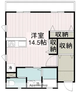 アヴィル旭町Ⅱ【2階】の間取り