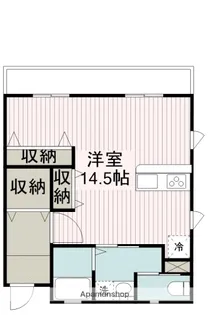 アヴィル旭町Ⅱ【2階】の間取り