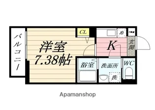 GRADUS川越【1階】の間取り