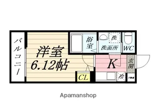 GRADUS川越【3階】の間取り