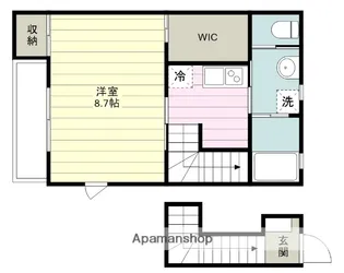 BRICKS 335【3階】の間取り