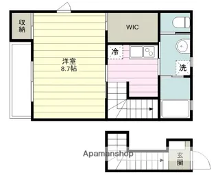 BRICKS 335【3階】の間取り