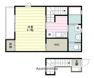 BRICKS 335【3階】の間取り