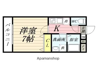 ジーメゾン川越仙波町【1階】の間取り