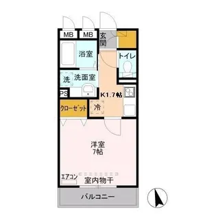 アミカ【2階】の間取り