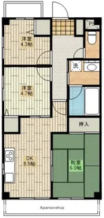 プライム川越南台【2階】の間取り