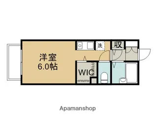 スリー・WOOD【1階】の間取り
