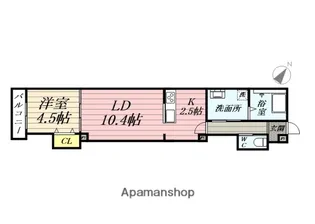 LUSSO SOLEIL KAWAGOE №1【1階】の間取り