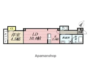 LUSSO SOLEIL KAWAGOE №1【1階】の間取り