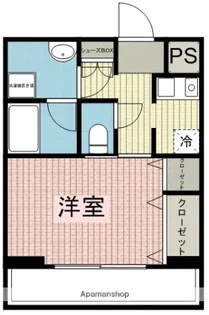 プレール川越【6階】の間取り