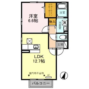 エテルナピーノ A【101号室】の間取り