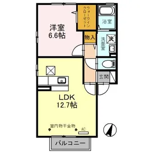 エテルナピーノ A【1階】の間取り