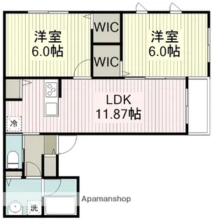 LUCE B棟【2階】の間取り