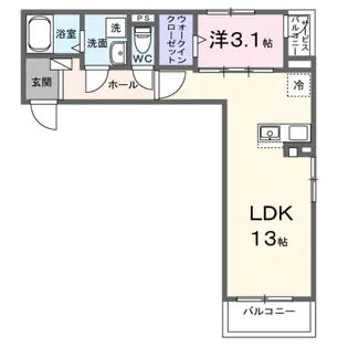 ヒカルサ川越霞ヶ関【3階】の間取り
