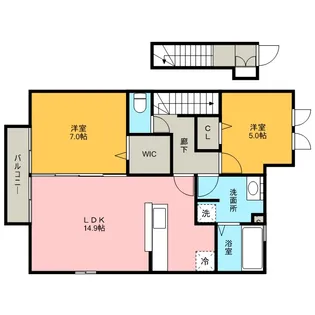 ルミエル N【2階】の間取り