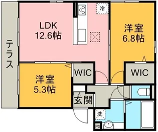 アミティエ Ⅰ【2階】の間取り