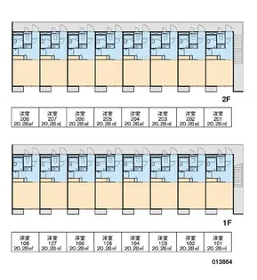 レオパレス蒼【1階】の間取り