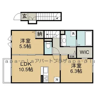 アリエッタ【2階】の間取り