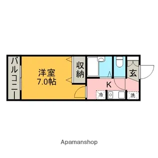 麻利パークシティ【2階】の間取り