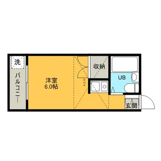 ヴァレリー川越【1階】の間取り