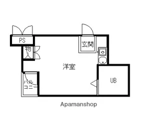 キャッスルマンション川越D号館【4階】の間取り