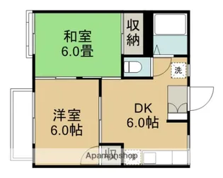 フォーブル内田B棟【2階】の間取り