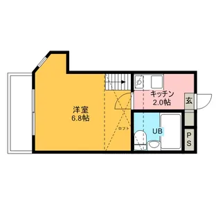 シティパレス【2階】の間取り