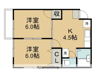中島ハイムⅡ【2階】の間取り