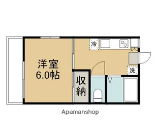 ハイツ木崎B棟【2階】の間取り