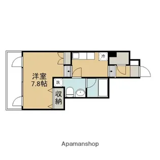 コモド若葉【6階】の間取り