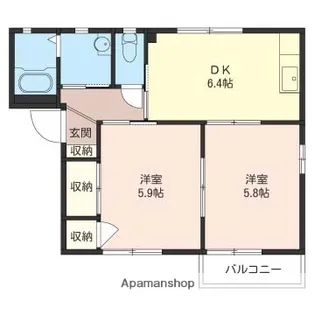 ルミナス3号館【1階】の間取り