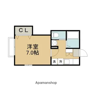 EXCEL KASUMI【2階】の間取り