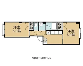 ロイヤルハイツ【3階】の間取り