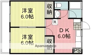 サンハイム鶴ヶ丘【3階】の間取り