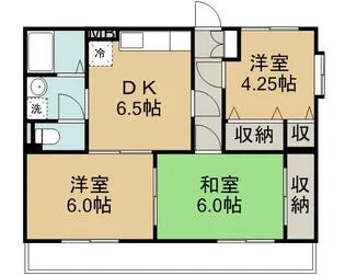 プファルツ【3階】の間取り