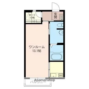 ブルーミングスクエアⅠ【103号室】の間取り