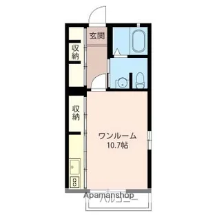 ブルーミングスクエアⅠ【1階】の間取り