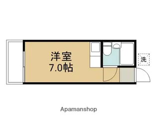 霞ヶ関ハイツ【2階】の間取り