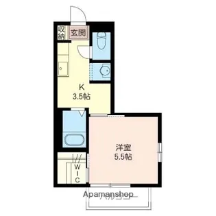 ローズパル【2階】の間取り