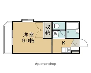 ファインコート若葉【3階】の間取り