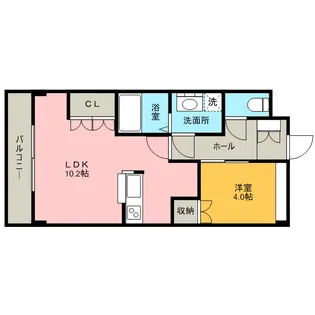 サンリヴィエール【3階】の間取り