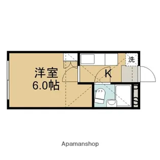 プラザドゥアーベイン【2階】の間取り