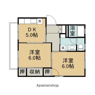 ノーブルタウンB棟【1階】の間取り