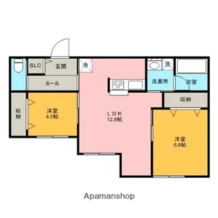 イーハトーヴたつみ野【2階】の間取り