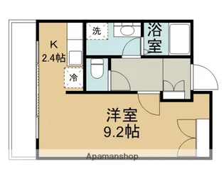 ローズコート千代田【1階】の間取り