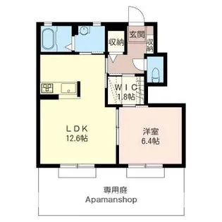 VERT・SOLEIL Ⅲ【1階】の間取り