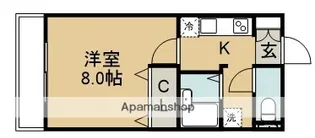 リバークレーン【2階】の間取り