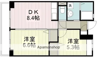 グランドゥール鶴ヶ島【2階】の間取り