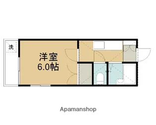 ハイツ霞ヶ関【2階】の間取り