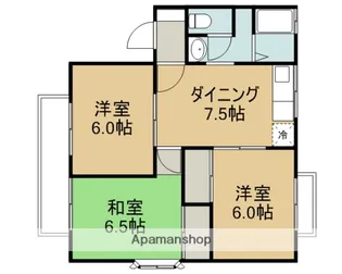 ベルフォーレA棟【1階】の間取り